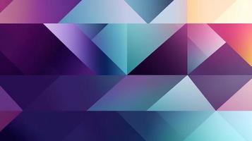 Abstract geometric background with colorful triangles photo