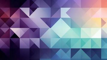 Abstract geometric background with colorful triangles photo