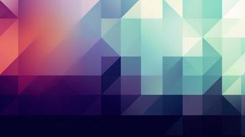 Abstract geometric background with colorful triangles photo