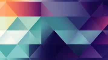 Abstract geometric background with colorful triangles photo