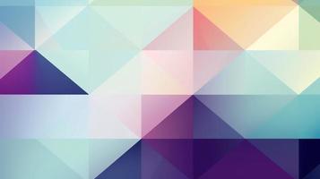 Abstract geometric background with colorful triangles photo