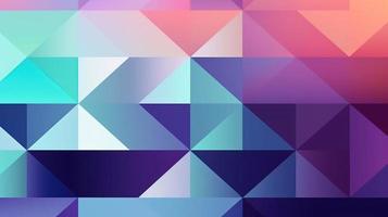 Abstract geometric background with colorful triangles photo