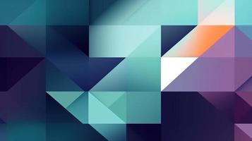 Abstract geometric background with colorful triangles photo