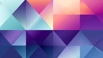 Abstract geometric background with colorful triangles photo