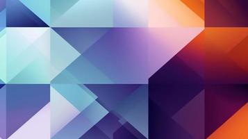 Abstract geometric background with colorful triangles photo