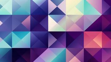 Abstract geometric background with colorful triangles photo