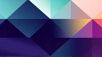 Abstract geometric background with colorful triangles photo