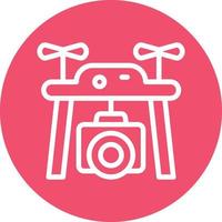 Design Drone Camera Icon Style vector