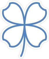 Clover Vector Icon Style