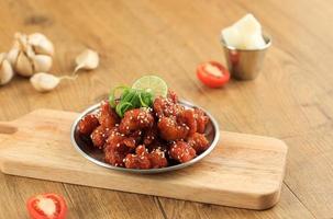 Yangnyeom Chicken, Korean Spicy Sweet and Sour Chicken photo