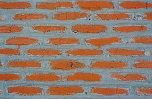 Nice red natural brick wall background photo