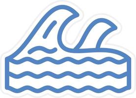 Waves Vector Icon Style