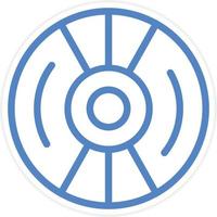 Compact Disk Vector Icon Style