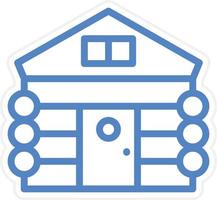 Cabin Vector Icon Style