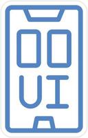 Ui Design Vector Icon Style