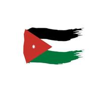 Jordan flag icon, illustration of national flag design with elegance concept, perfect for independence design vector