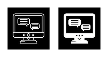 Chat Lcd Vector Icon