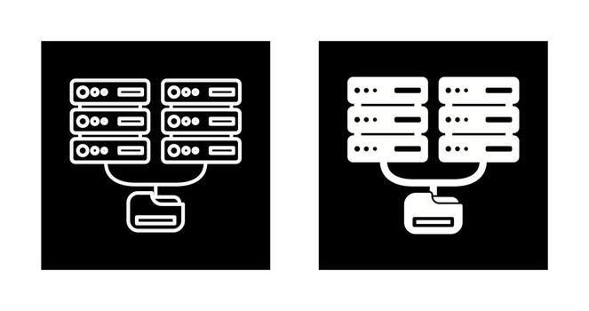 icono de vector de base de datos