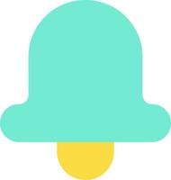 Notifications flat color ui icon. Adjusting ringer volume. Alarm clock. Ring mode. Alert section. Simple filled element for mobile app. Colorful solid pictogram. Vector isolated RGB illustration
