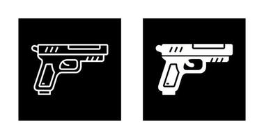 icono de vector de pistola