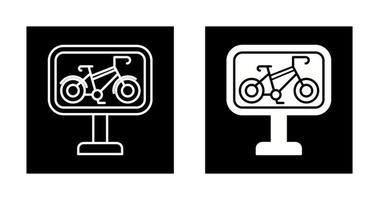 Bike Lane Vector Icon