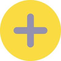 Add button flat color ui icon. Increase volume. Toolbar control element. Boosting sound. Menu command. Simple filled element for mobile app. Colorful solid pictogram. Vector isolated RGB illustration