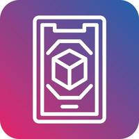 Augmented Reality Vector Icon Design