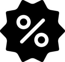 Sale black glyph ui icon. Store discount. Price deduction. Special offer. User interface design. Silhouette symbol on white space. Solid pictogram for web, mobile. Isolated vector illustration