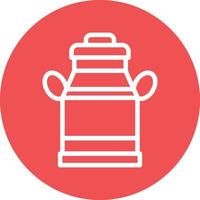 Milk Tank Vector Icon Design