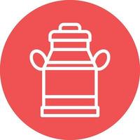 Milk Tank Vector Icon Design