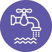 residuos agua vector icono diseño