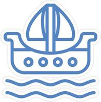 Yachting Vector Icon Style