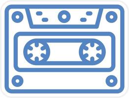 Cassette Vector Icon Style