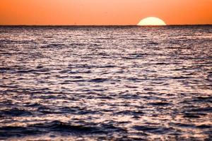 Colourful sky at sunset photo