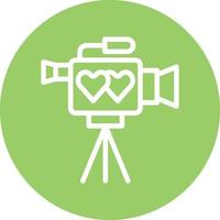 Video Camera Vector Icon Design