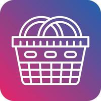 Shopping Basket Vector Icon Design