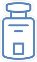 Perfume Vector Icon Style