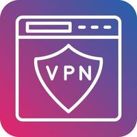 diseño de icono de vector vpn