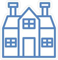 Bungalow Vector Icon Style