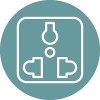 Socket Vector Icon Design