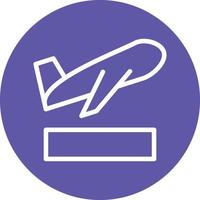 Departure Vector Icon Design