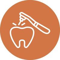 Tooth Drilling Vector Icon Design