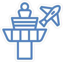 Control Tower Vector Icon Style