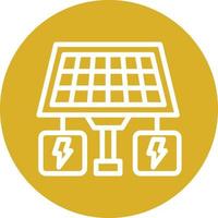 Solar Power Vector Icon Design