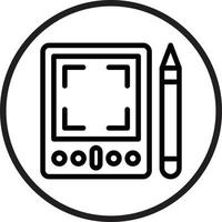 Graphic Tablet Vector Icon Style