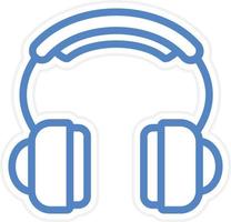 Headphone Vector Icon Style