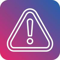Alert Vector Icon Design