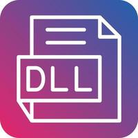 dll vector icono diseño