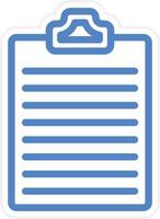 Clipboard Vector Icon Style