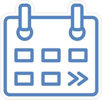 Next Week Vector Icon Style